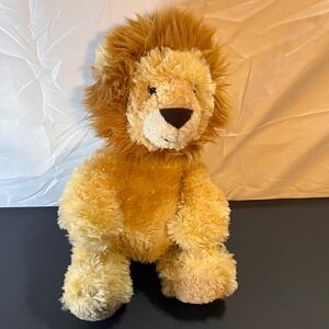 Aurora 12in Lion‎ Plush Toy Kids Tan Excellent Shaggy Mane Stuffed Animal 2021